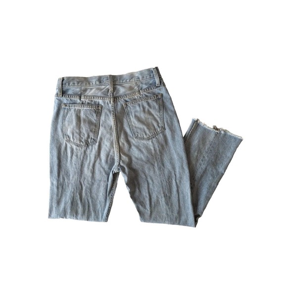 Joie Jeans Womens 28 Charan Step Hem Crop High Waist Straight Cotton Light Blue - Picture 2 of 10